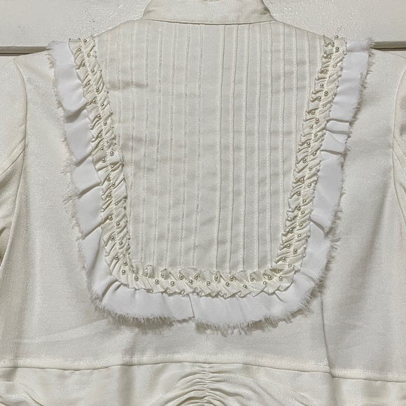 Cream Ruffle Jacket - Picture 7 of 10